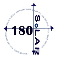 180 degrees solar logo